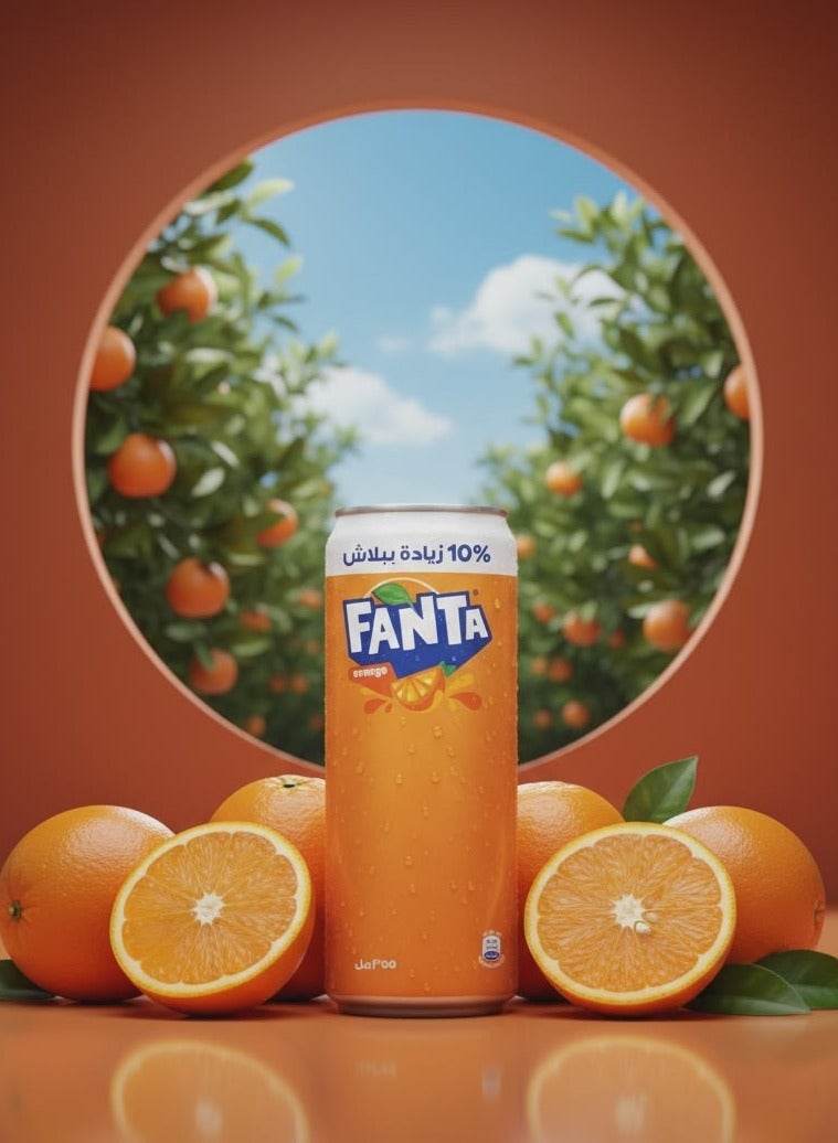 Fanta Refreshing Duo - Red Apple & Orange (pack of 4) - Image 3